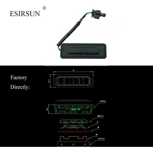 ESIRSUN Trunk Switch Fit For Vauxhall Opel Insignia Tourer Estate 2014- BOOT OPENING SWITCH 13597499 22902867