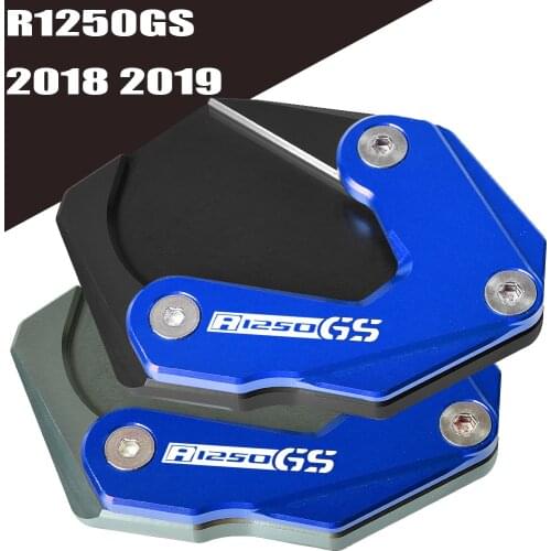 For BMW R1250 GS R 1250 GS R 1250GS 2018 2019 Motorcycle Side Stand Enlarge Extension Kickstand R1250GS Accessories Motorbike