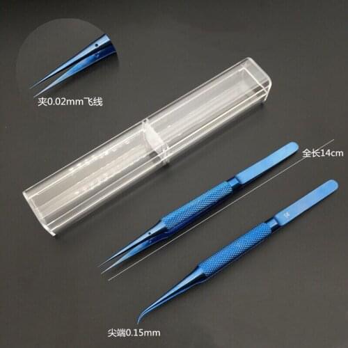 Professional Repair Fly line fingerprint Tweezers Pliers Jumper Line 0.01mm and 0.02mm for iphone Motherboard Copper wire