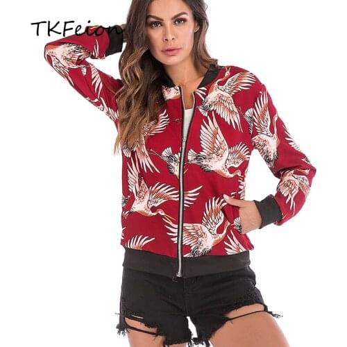 Женские красные куртки TKFeion China At AliExpress