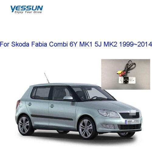 Yessun rear view camera For Skoda Fabia Combi 6Y MK1 5J MK2 1999~2014 camera Parking /license plate camera