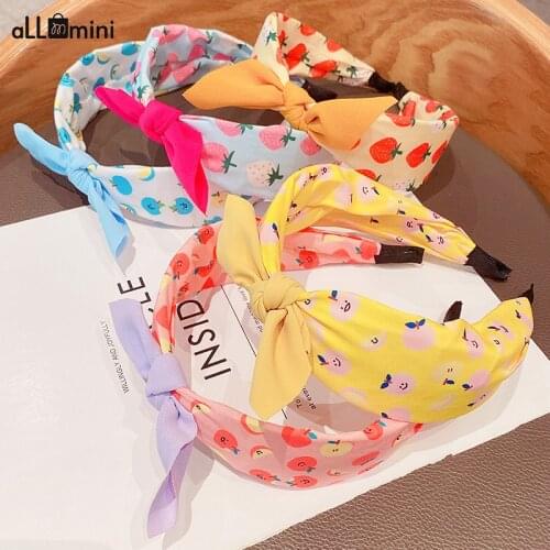 Knot Cross Tie Korean Fashion Women Hairband Girls Bow Hoop Hair Accessories Fashion Head Bans for Girl