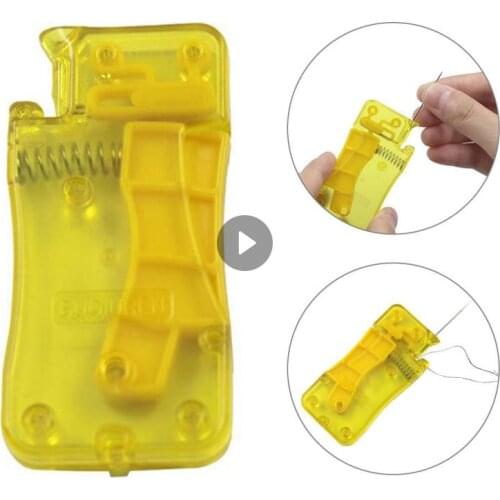 1pc Automatic Needle Threader Hand Sewing Needle Threader Stitch Insertion Durable Household Crafts Sewing Tools Accessories