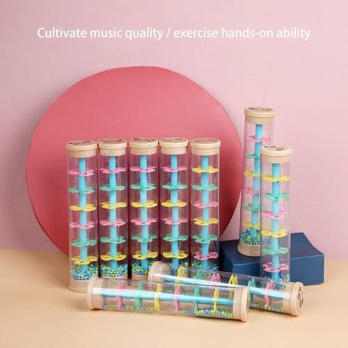 1pc Kids Rain Rainmaker Rainstick Musical Toy Raindrop Sound for Kids Rain Stick children Educational Instrument Toy