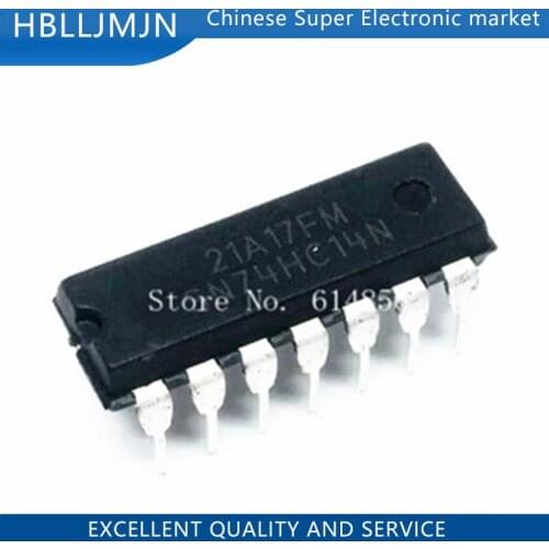100PCS SN74HC14N DIP-14 SN74HC14 74HC14N 74HC14