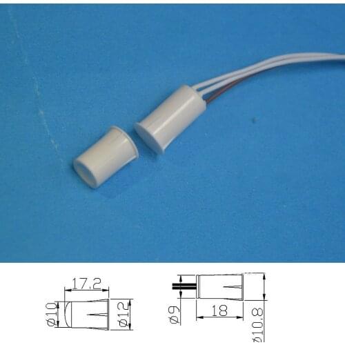 5 pcs MC-33B NC & NO Embedded magnetic gap switch for door and window sensor For Home Security Alarm Burglar Warning System