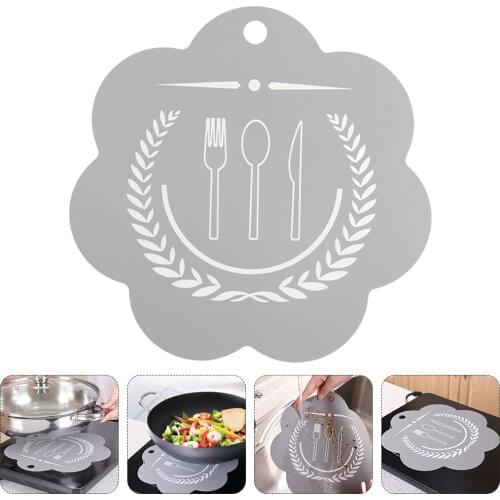 Anti-Greasy Induction Cooker Mat Kitchen Accessories Induction Cooker Protective Pad Glass Fiber Pad Heat Conduction Mat Pad