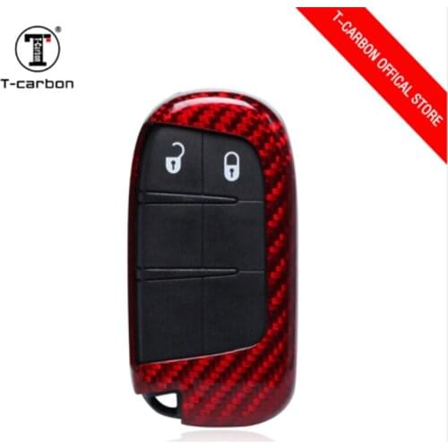 Carbon fiber car key bag business mens womens guide For jeep grand Cherokee free light free dodge 2 3 4 5 button smart key bag
