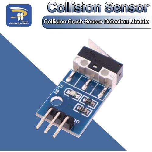 Car Helicopter Crash Collision Sensor Impact Switch Module Robot Model For Arduino 3V-12V Power Supply Module