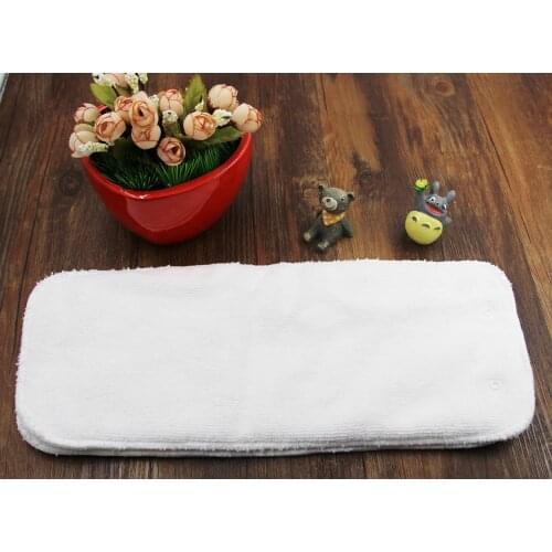 Free shipping15pcs/Lot Washable Reusable Newborn Baby Diaper Inserts,4Layers Microfiber Insert