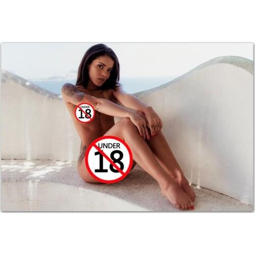 Hot Beauty Tattoo Girl Canvas Poster Print Wall Art Painting for Living Room Nordic Decor