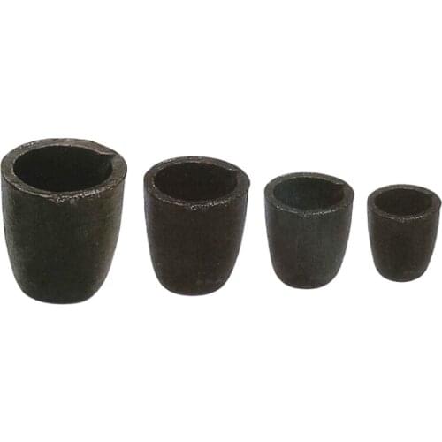 2kg Graphite Furnace Crucible Clay Casting Foundry Melting Tool for Gold Silver Copper Brass