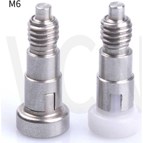Index Bolts Without Nut.Indexing Pluners, Mini Type ,M6 ,With Locking. Pom / Stainless Steel, VCN240 In Stock