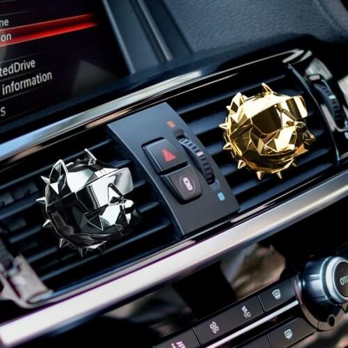 Fashion Creative Bully Dog Shape Car Air Freshener Aromatherapy High Quality Air Outlet Fragrance Car Accessories Interior Decor
