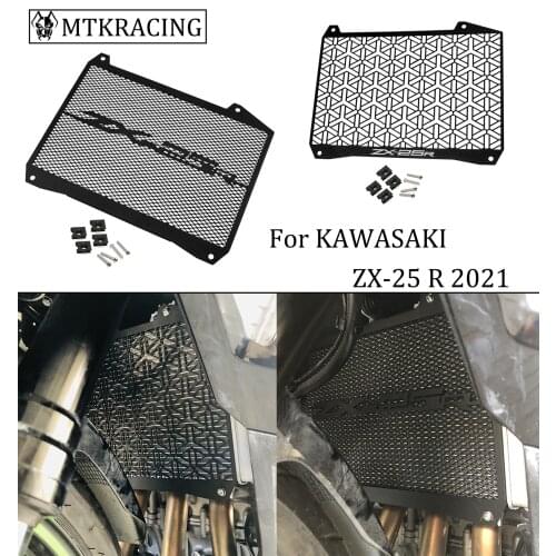MTKRACING FOR KAWASAKI ZX25R ZX-25R ZX-25 R ZX25 R 2021 Radiator protection Water tank protection grille
