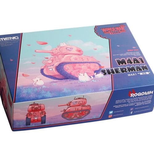Meng WWP-002 Pinky M4A1 Sherman Q Edition Plastic Assembly Model Kits