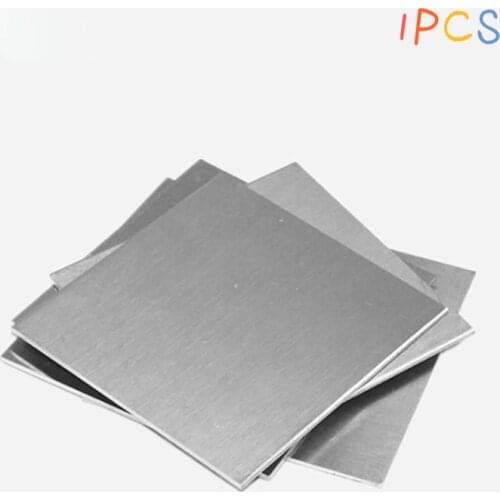 1pcs 304 Stainless Steel Plate Thick 1mm 1.5mm 2mm 3mm 0.8mm 0.5mm