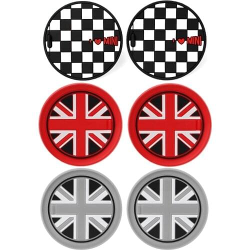 7.7mm Silica Gel Car Cup Anti-slip Pad Mat For BMW Mini Cooper 2011 2012 2013 R55 R56 87HE
