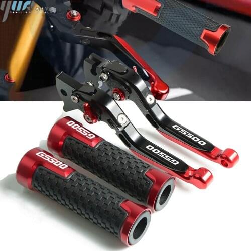 Motorcycle Adjustable Brake Clutch Lever Handle Hand Grips For Suzuki GS500 1989-2008 1990 1991 1992 1993 1994 1995 1996 1997