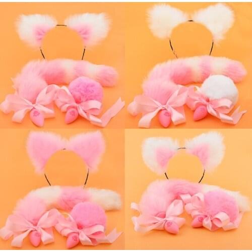Cat Claw Fox Tail Plug Butt Plug Set Silicone Anal Plugs Anale Balls Prostate Stimulator Butplug Sm Sex Toys for Women
