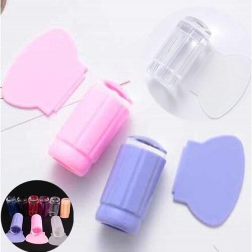 Scraper Plate Tool Kit Set Nail Art Stamping Transfer Stamper Clear Manicure