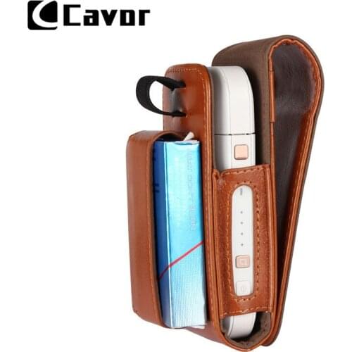 PU Leather Holder Bag for iQOS Electronic Waist Bag Cigarette Accessory Protector Case for IQOS E-cigarette Cigaret Storage Box