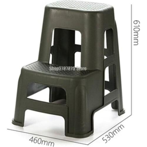 Car Wash Stool Plastic Car Beauty High Low Stool Two Step Climbing Ladder Step Stool Pedal Ladder Household Mat Height 55