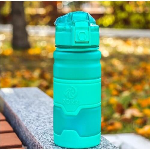 ZORRI Lightweight Bottle for Water BPA-free Tritan Flask бутылка для воды 400ml/1000ml CE / EU Drinkware shaker botella de agua