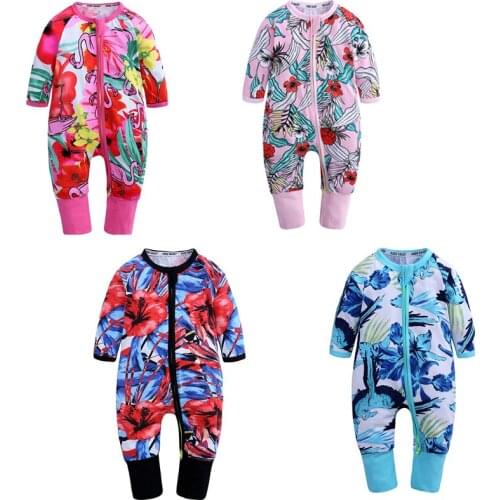 2019 Romper baby boy Girl spring autumn Cotton long sleeve Floarl print newborn rompers clothing toddler costume jumpsuit