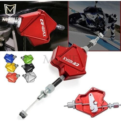 Motorcycle CNC Aluminum Stunt Clutch Lever Easy Pull Cable System For HONDA CRF450RX CRF 450RX 450 CRF450 RX 2017-2019 2018