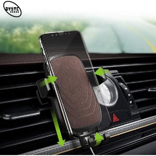 Wirless Charger Holder Phone Support For iphone XS X XR 8 Plus Samsung Note 9 S9 S8 Voiture Quick QI Wireless Charger Car Stands