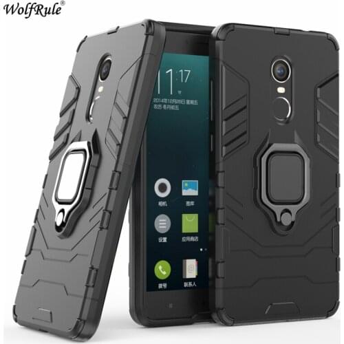 Car Phone Holder Magnetic Case For Xiaomi Redmi Note 4X Case 3 In1 Finger Ring Stand Cover For Coque Xiaomi Redmi Note 4X Cover