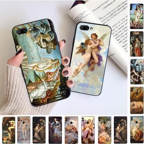 Art Painting The Birth Of Venus Phone Case For huawei honor 10 10i 10lite 8c 8A 8X 9 9A 9lite 20 20s 20i 20lite mate20 Cover
