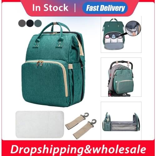 Moms And Dads Baby Backpack Convertible Lightweight Baby Diaper Bag Bed Multi-purpose Travel Storage Bag Baby Nappy Bag Baby Bed