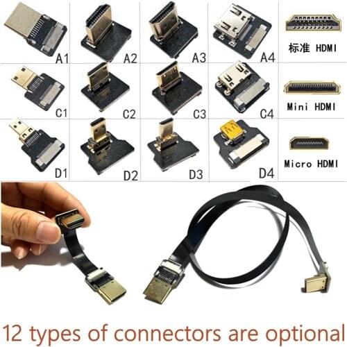 FPV 20cm30cm50cm FPC flat flat HDMI-compatible aerial photo Dajiang line used for HDMI HDTV FPV multiple aerial photography