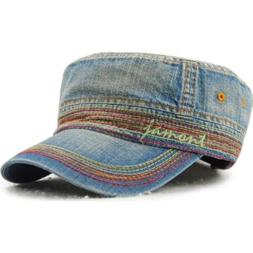 XEONGKVI Europe America Flat Cap Autumn Spring Cotton Military Hats For Women And Men Brand Snapback Casquette 56-60CM