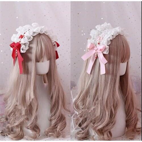Lolita Stars Moon Strawberry Derivative Headpiece Hair band KC Necklace Bracelet Side clip Hair Accessories Headwear B915