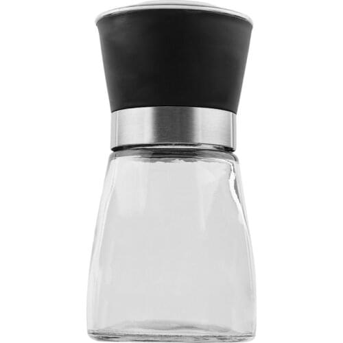 Pepper Grinder 2 in 1 Stainless Steel Manual Salt and Pepper Mill Grinder Spice Shakers Kitchen Tools Accessories for Cooking