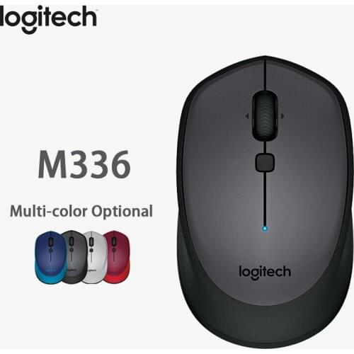 Logitech M336 Wireless Bluetooth Mouse With 1000 DPI Optical Mice For Office And Home Use Support Mac Laptop PC Windows 7/8/10