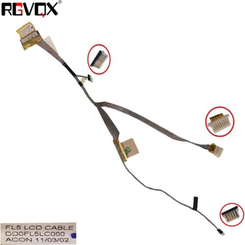New Original LCD LED Video Flex Cable For LENOVO Ideapad S10-3 P/N DD0FL5LC000 QTFL5-ESL0206A Replacement Repair
