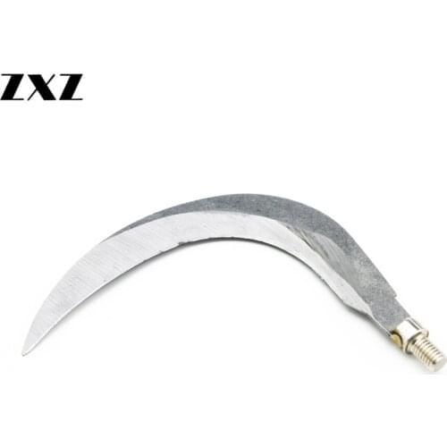 Outdoor Water Grass Cutter Fishing Tackle Knife Stainless Steel 8mm Screw Sickle Plants Cutting Remove Blade Remover Tools T4