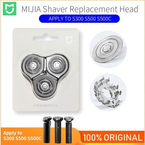Original Xiaomi Mijia Electric Shaver Replacement Head Shaver Trimmer Razor Clipper Facial Brush For Men For Smart Home