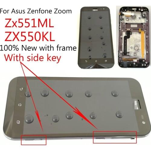 Shyueda 100% New 5.5" For Asus Zenfone Zoom Zx551ML ZX550KL Z00XSC Z00XSB Z00XSA Z00XS IPS LCD Display Touch Screen Digitizer