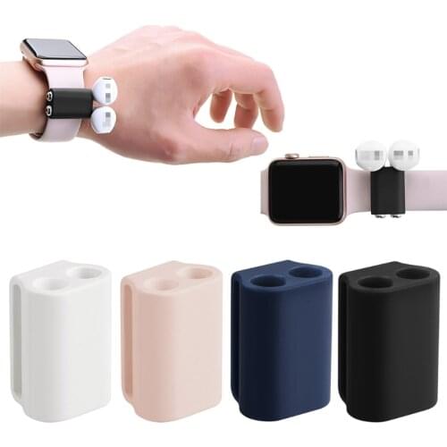 Anti-Lost Strap Silicone Holder Used On Watch Band For Apple AirPod Accessories