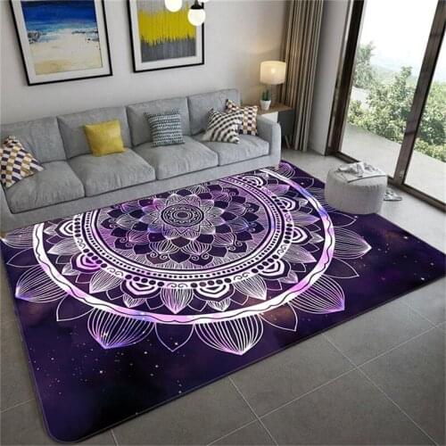 Nordic colorful starry sky mandala carpet living room gorgeous floor mat girl bedroom carpet tapestry bathroom mat doormat can b