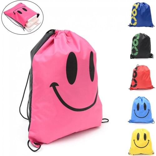 Waterproof Outdoor Beach Swimming Sports Drawstring Backpack Organizer Gym Storage Bags for Shoes Towel Clothes