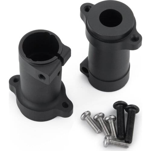 AXSPEED 2pcs Matte Black Rear Axle Adapters for AXIAL SCX10 II AX90046 1/10 RC Crawler