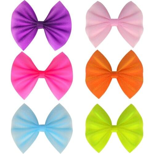 1pcs Waterproof Hairgrips Fruit Fish Tail PVC Bows Hairbows Hairpins Baby Girls Hair Clip Swimming Pool Bow Hair Accessories
