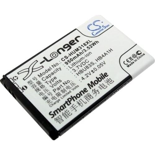 Cameron Sino Mobile SmartPhone Replacement Li-ion Battery 950mAh For HB4A1H Google GoPhone U2800A, U280 Free Tools