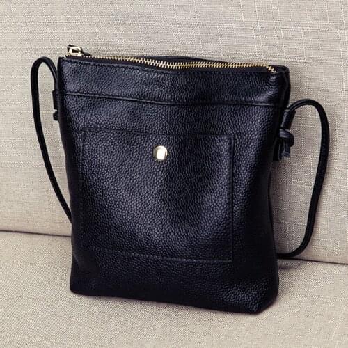 Genuine Leather Female Shoulder Bags Fashion Messenger Bags For Women Crossbody Bags Ladies Handbags Tote Purse and Handbags